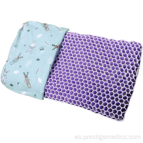 Hexagon Hexagon Hole Wave Forma Tpe almohada para niños transpirable